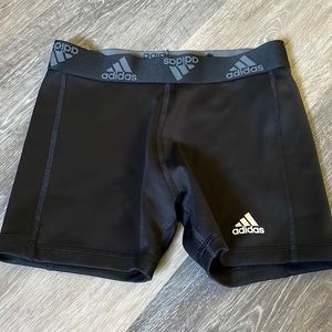 Adidas Girls Volleyball Logo Compression Shorts